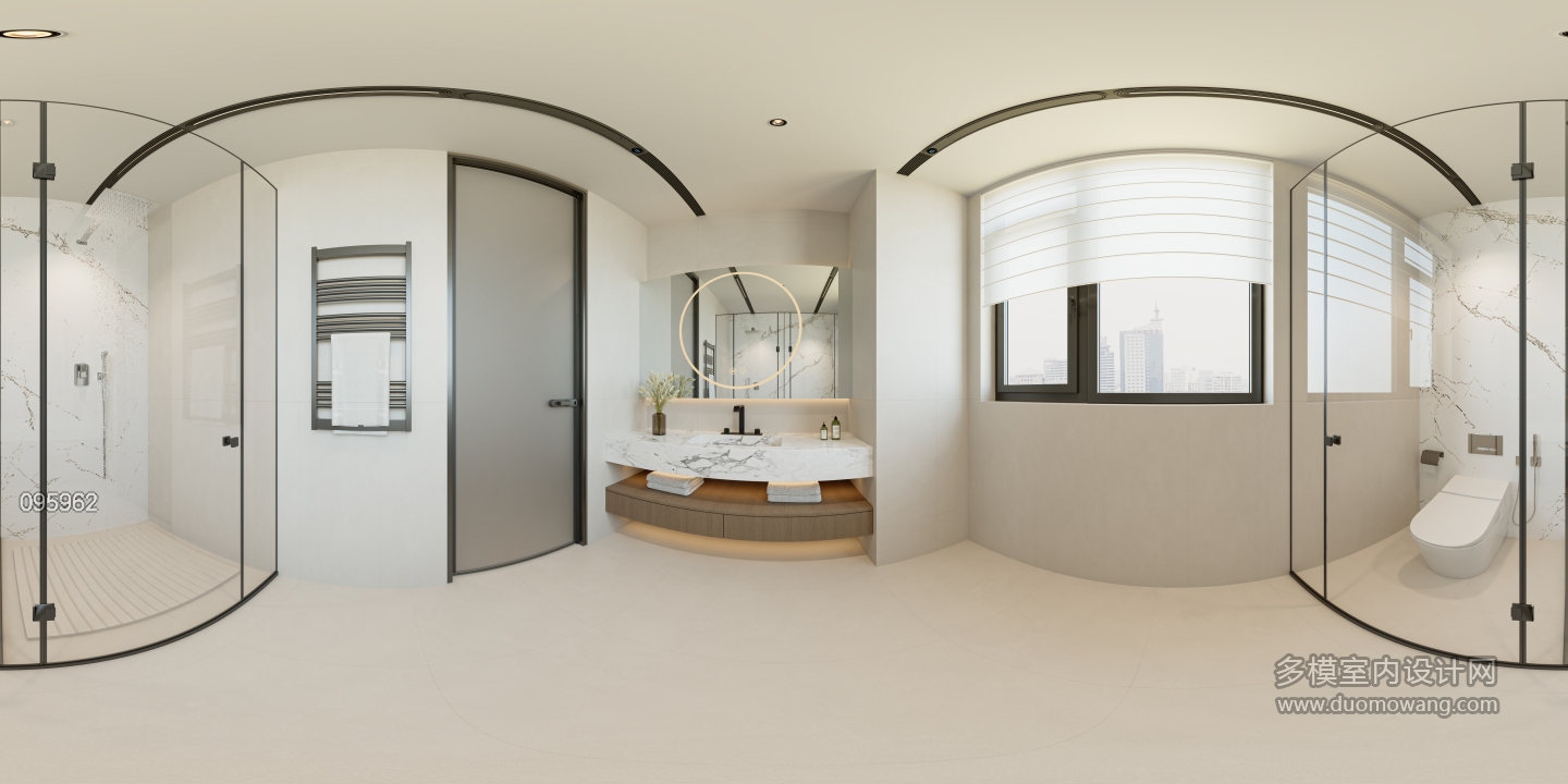 现代轻奢主卧卫生间