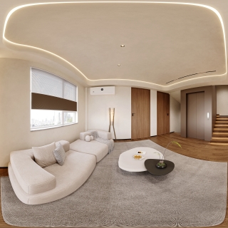 现代起居室360