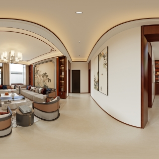 南河梁庄_新中客厅