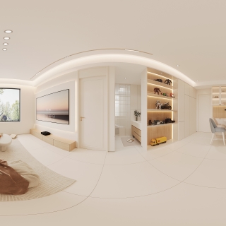 法式客餐厅全景