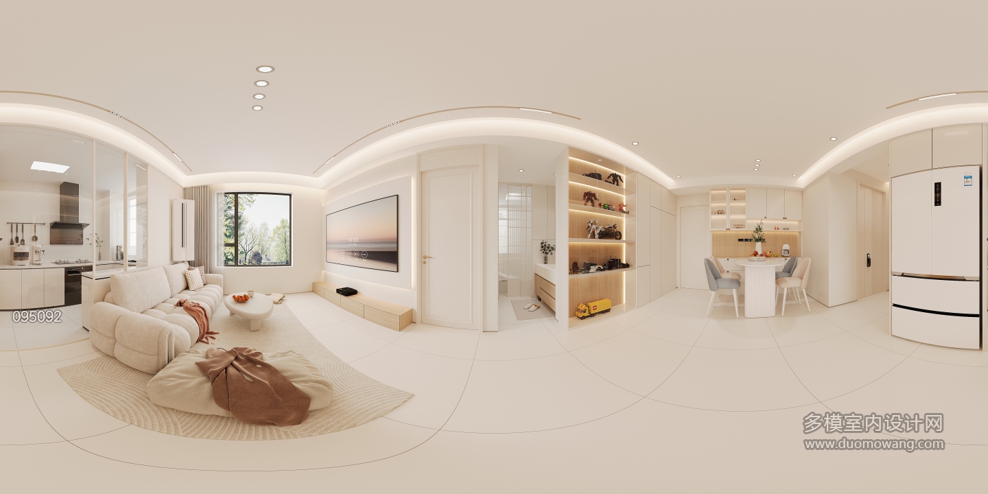 法式客餐厅全景