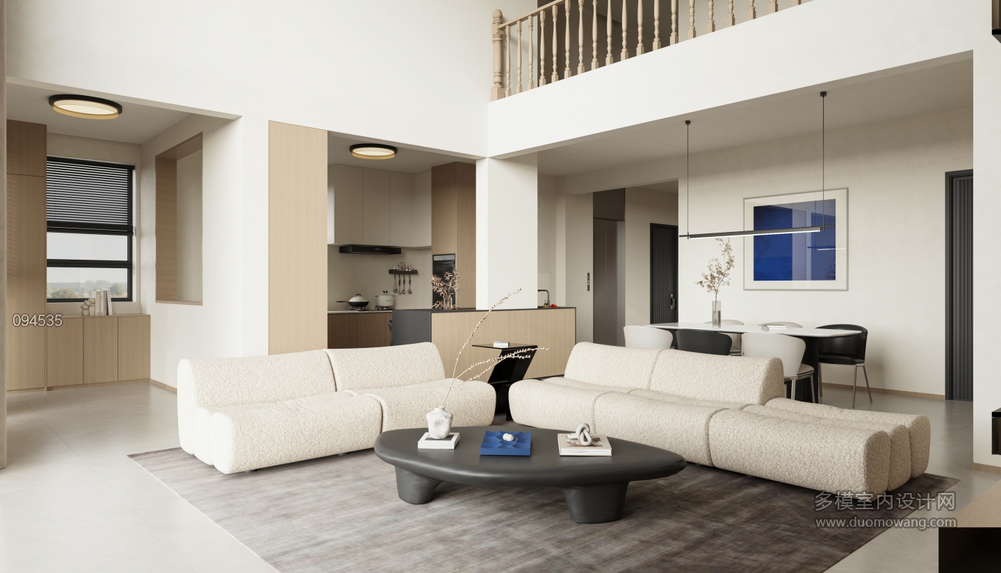 现代 客餐厅 单张