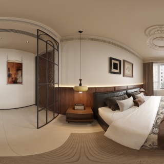 法式中古主卧全景_0000