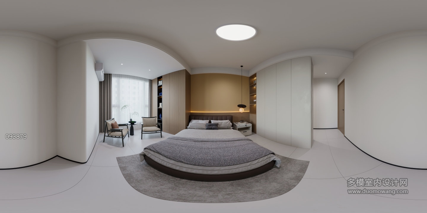 现代主卧室全