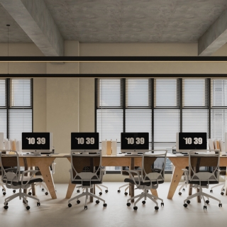 现代展厅办公室