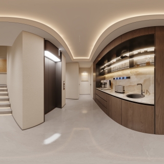 意式二层茶水间