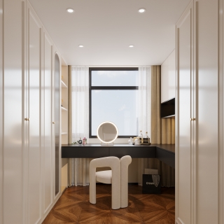 现代中古衣帽间