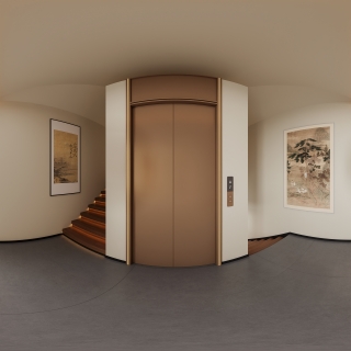 中古楼梯间全景