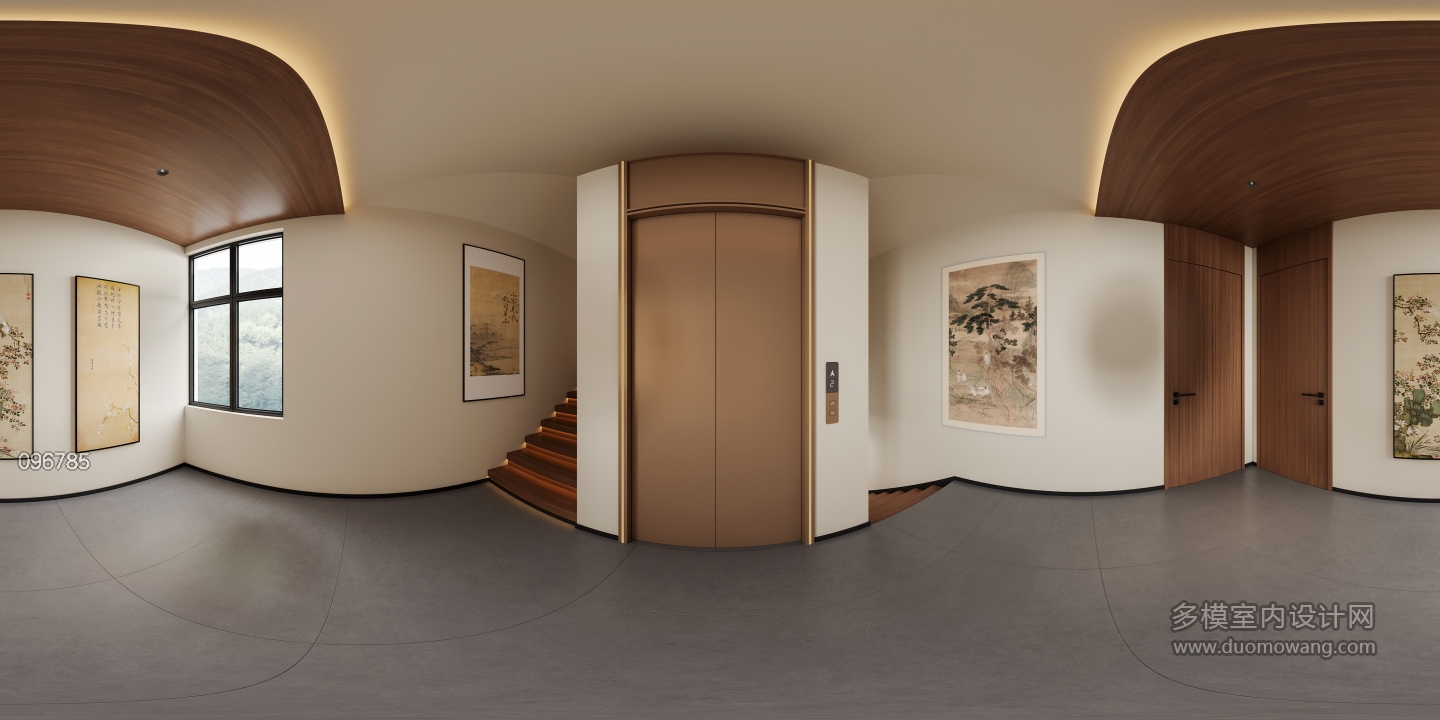 中古楼梯间全景