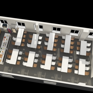 现代办公室鸟瞰5