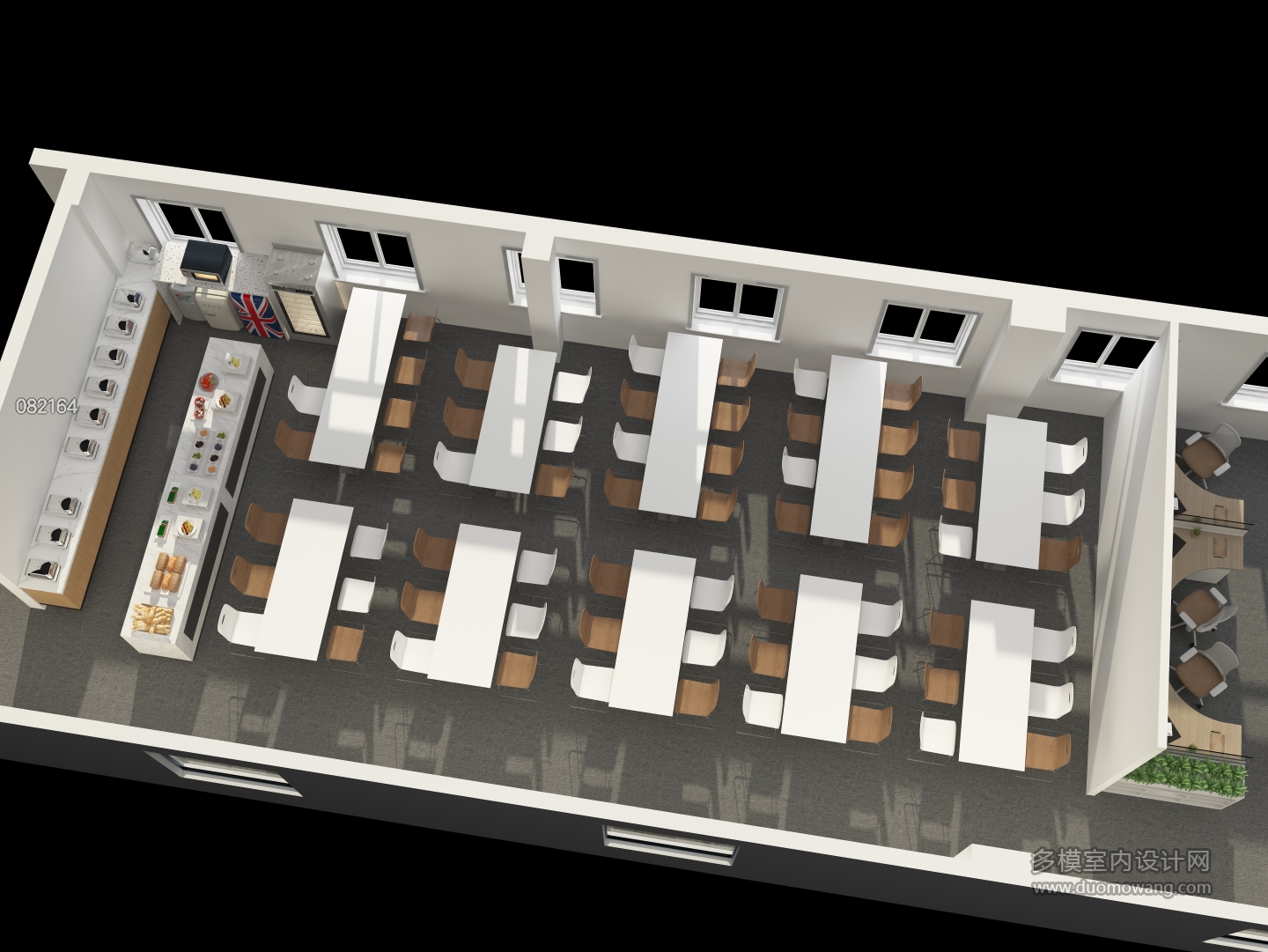 现代办公室鸟瞰5