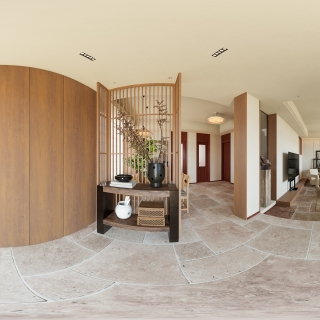 美式自然风门厅360