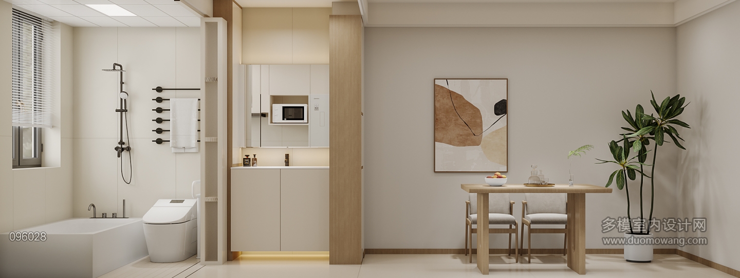 现代-客厅特写1