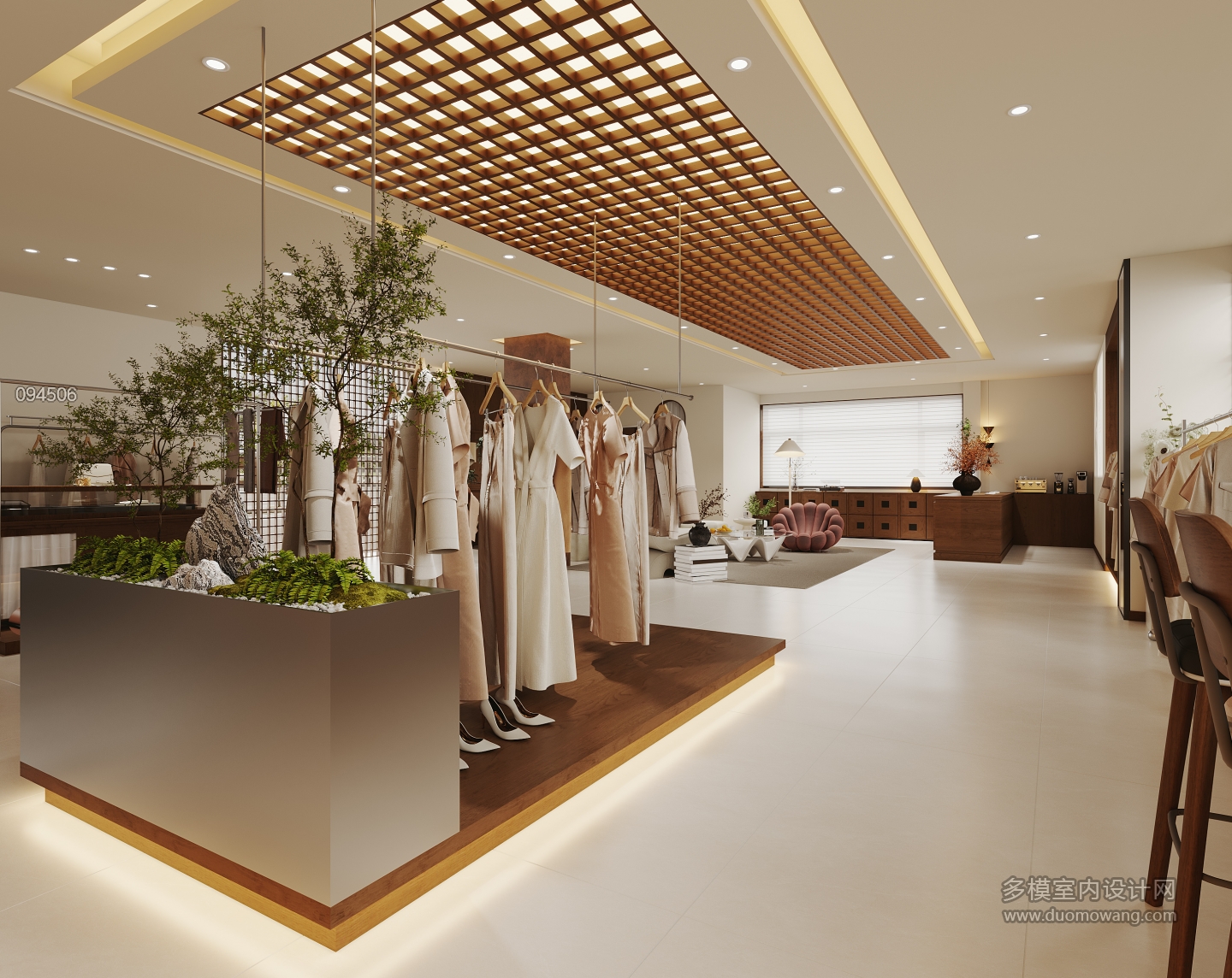 现代服装店一