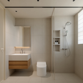 原木风全屋_主卫