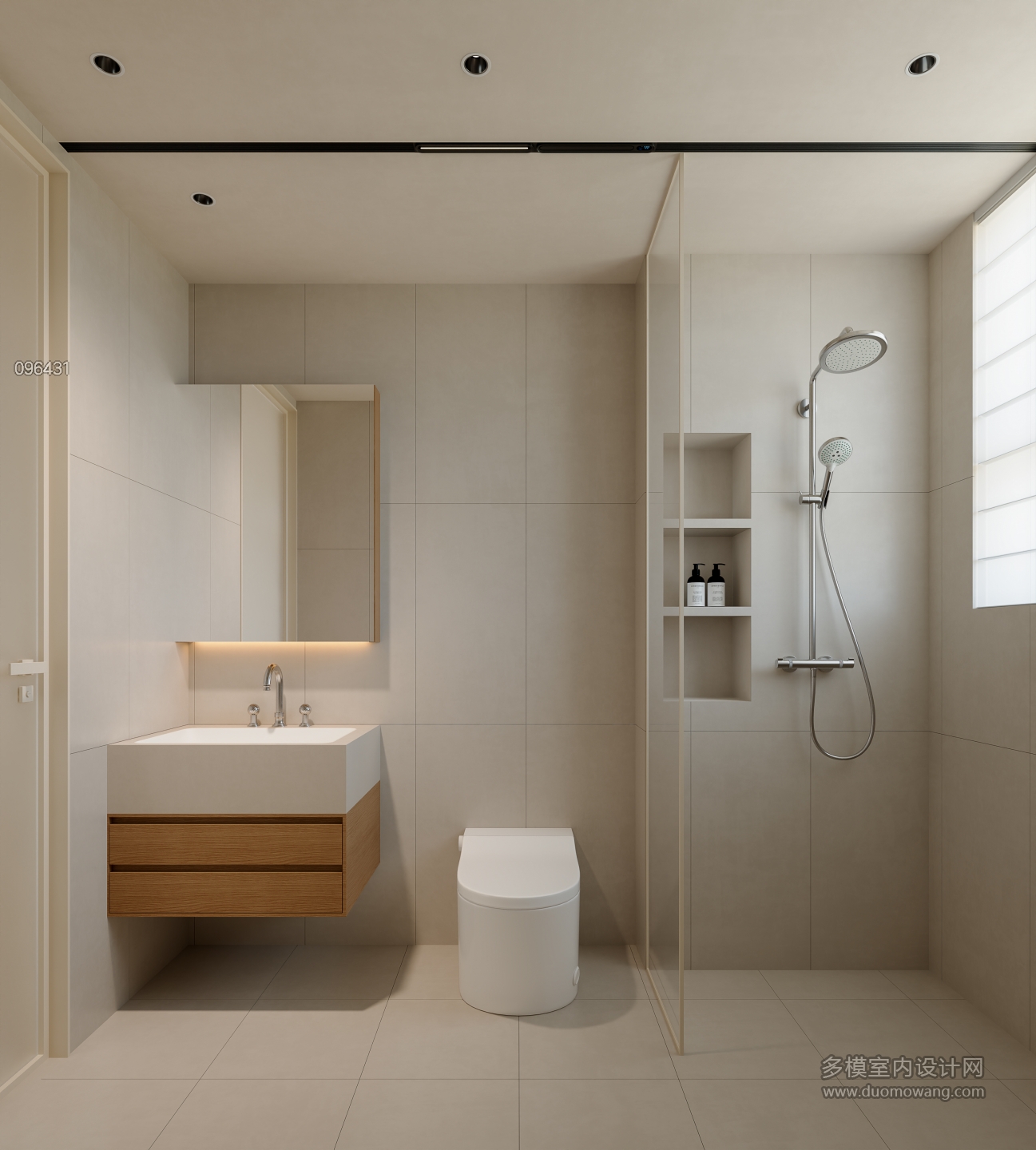 原木风全屋_主卫