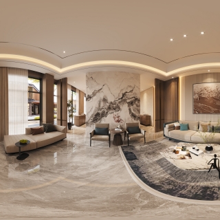 大包厢沙发区全景