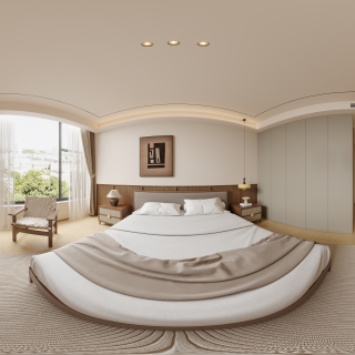 现代老人房全景