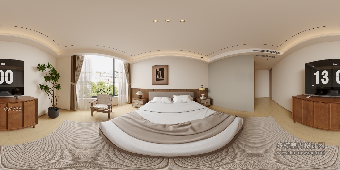 现代老人房全景