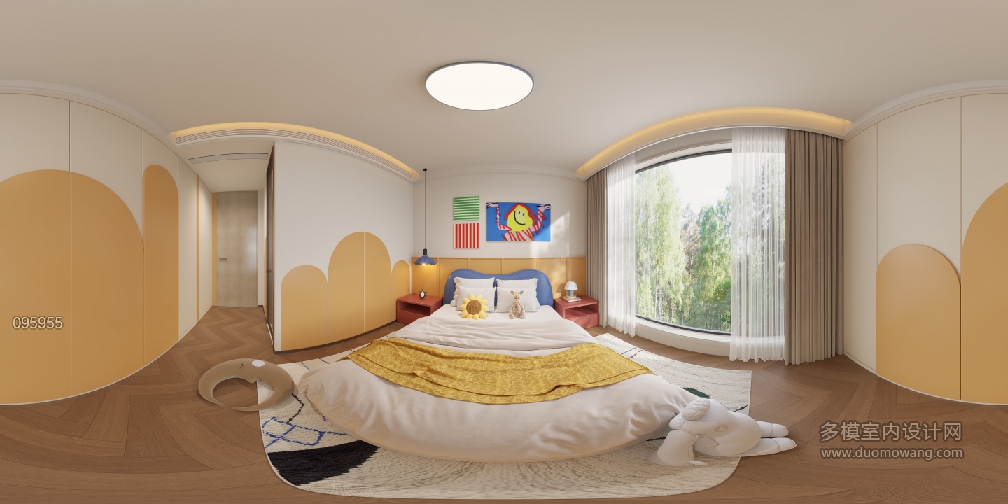 现代3f儿童房360