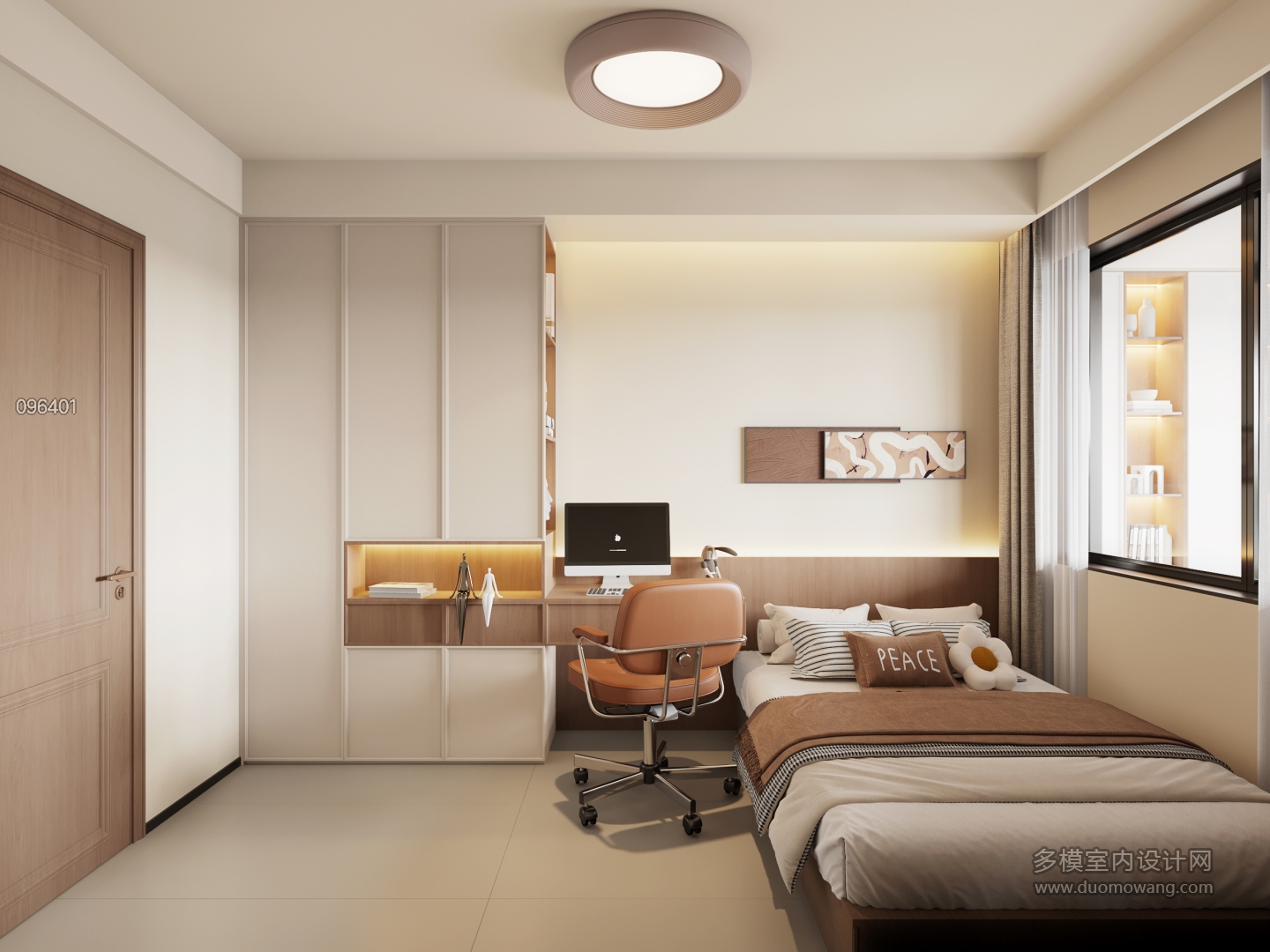 5现代中古风房间01单张