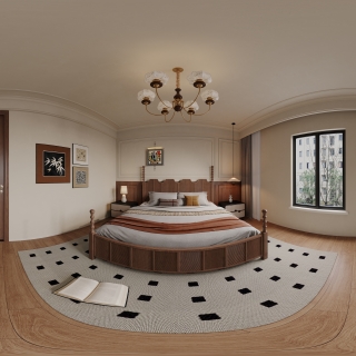 中古卧室全景-主卧