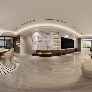 意式轻奢客餐厅-全景