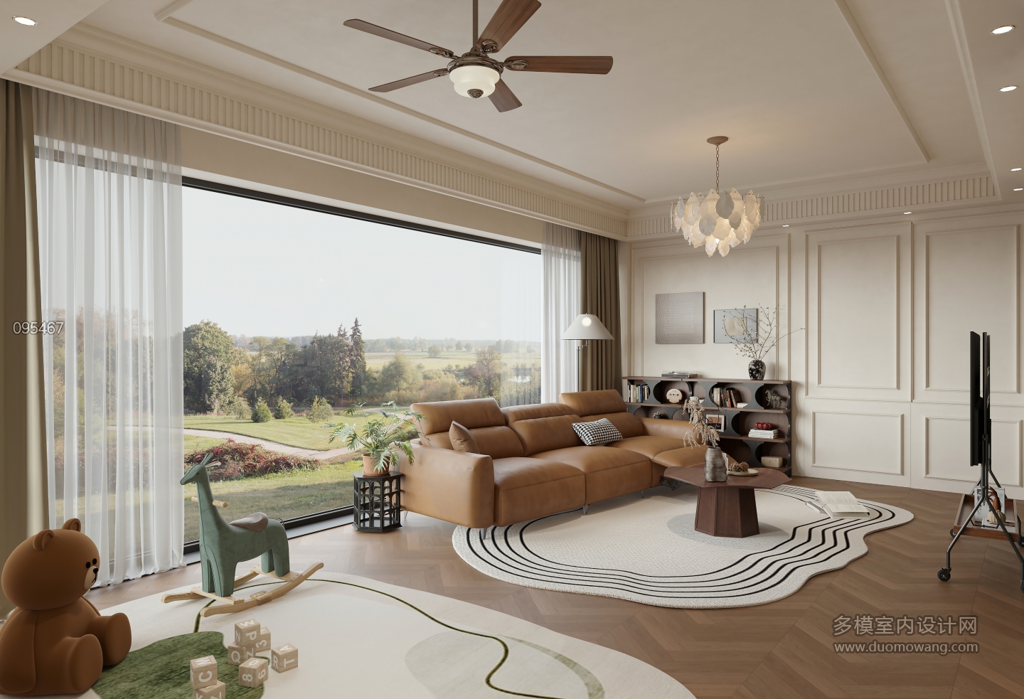 现代 中古风 客厅 单张1