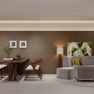 现代办公室_接待区特写