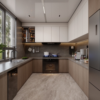 意式1楼 厨房静态