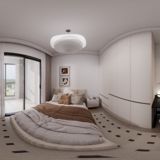 现代中古卧室 (2)