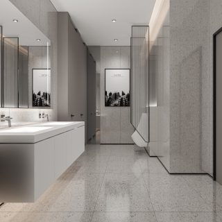 现代办公卫生间