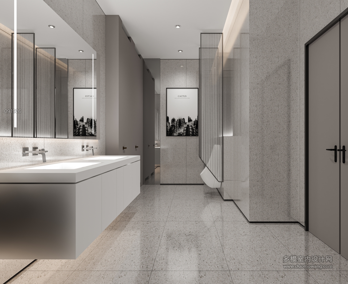 现代办公卫生间