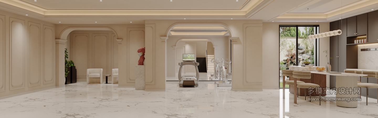 法式负二层特写