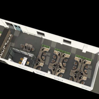现代办公室鸟瞰2
