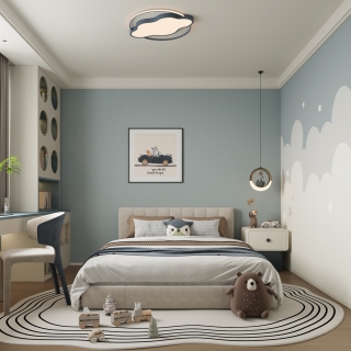 现代轻奢儿童房01
