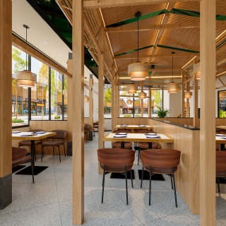 现代东北菜大厅2