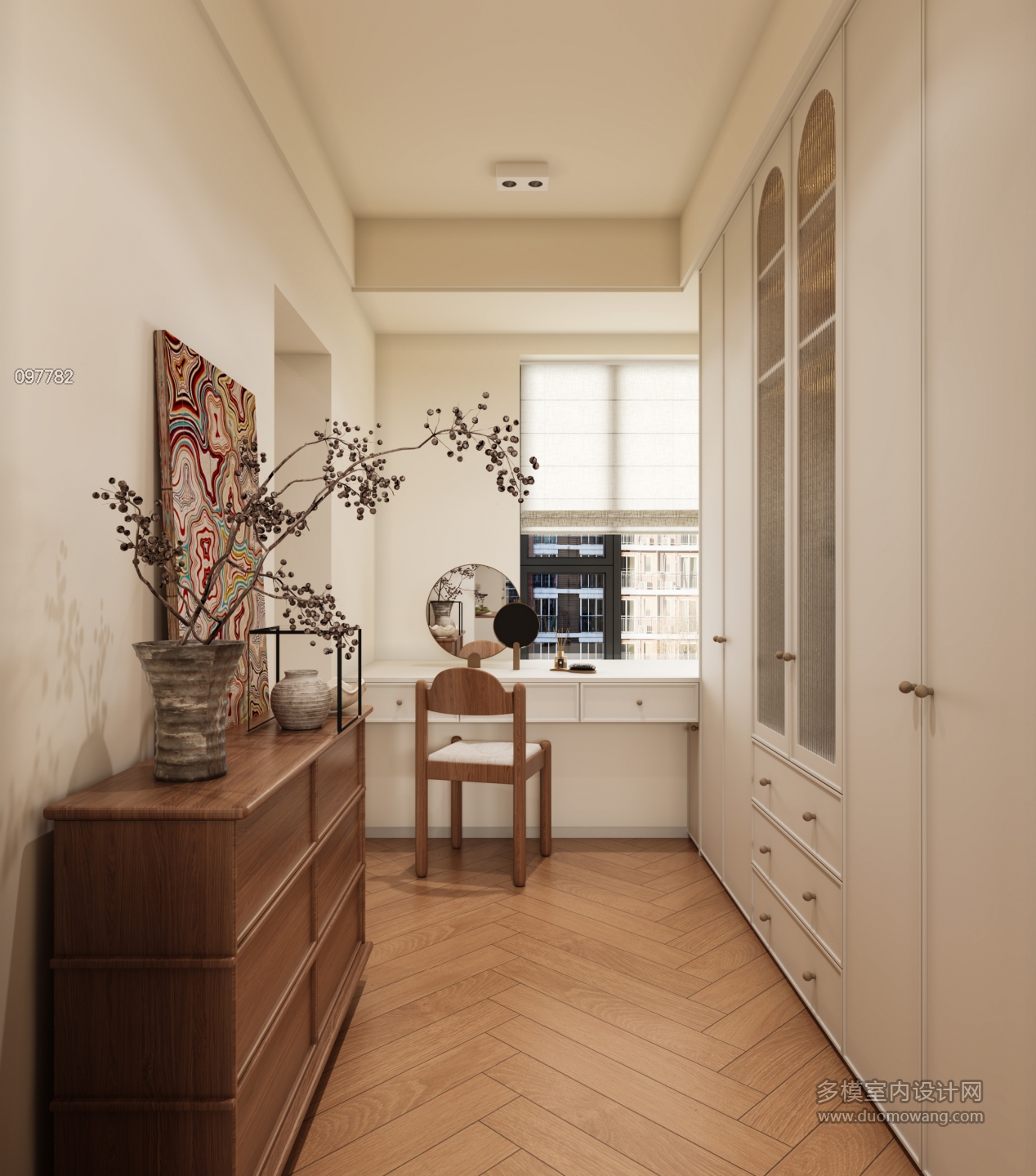 现代中古衣帽间