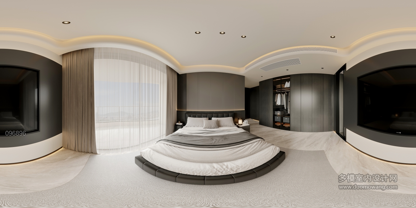 意式主卧全景