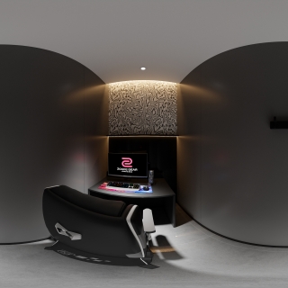 现代蚌埠网咖单人包全景