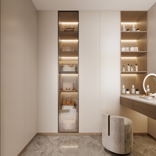 现代次卧衣帽间