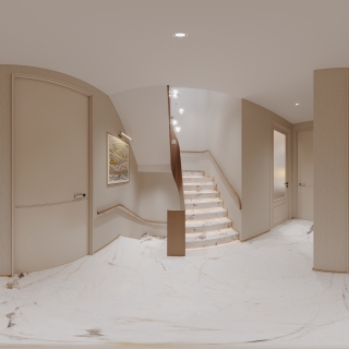 现代轻奢楼梯间