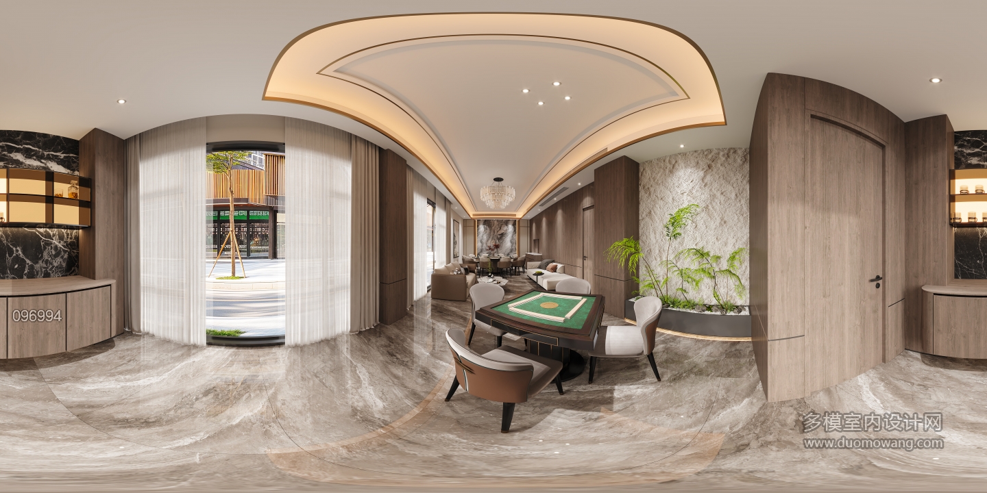 小包厢棋牌区全景