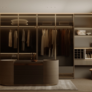 现代衣帽间