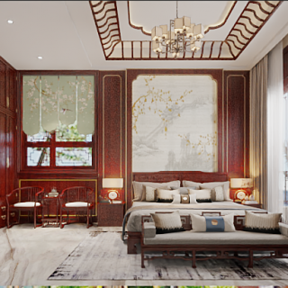 中式卧室