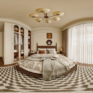 法式次卧全景