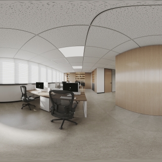 现代办公室全景