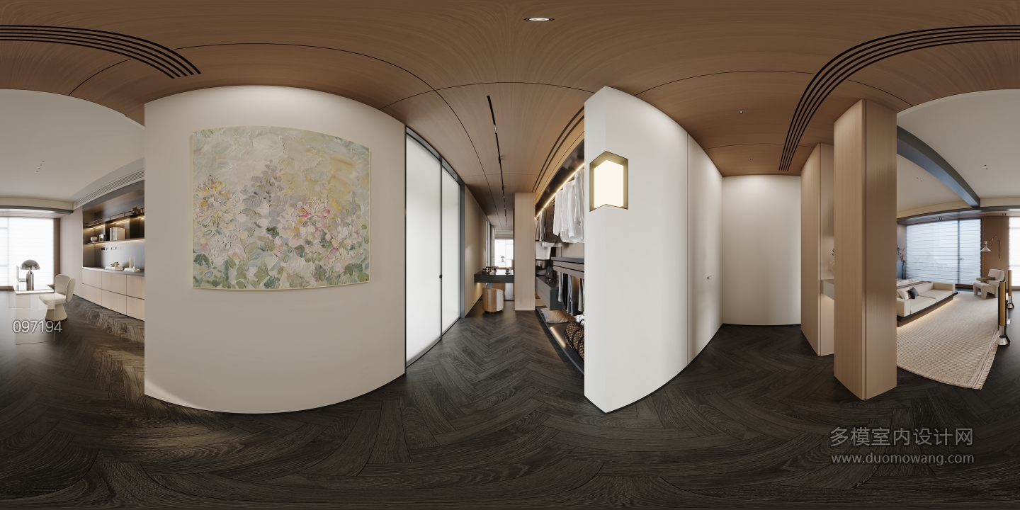 现代轻奢衣帽间