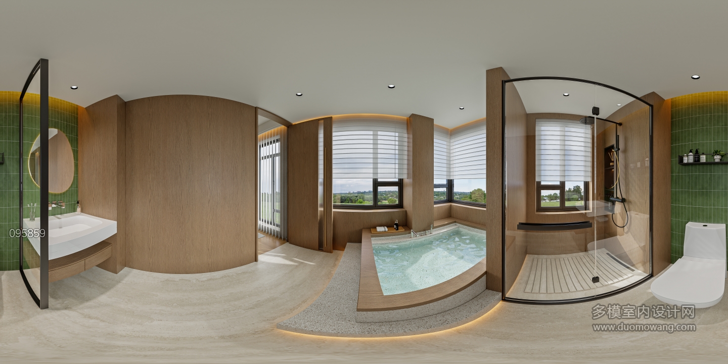 长泰温泉公寓213_卧室2卫生间