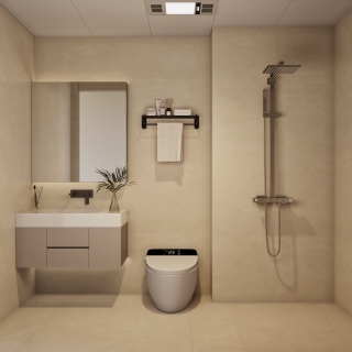 现代次卧卫生间